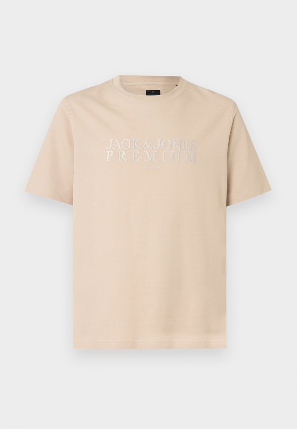 Jack & Jones JPRBLAETHAN SS BRANDING TEE - Print T-shirt - ancient scroll