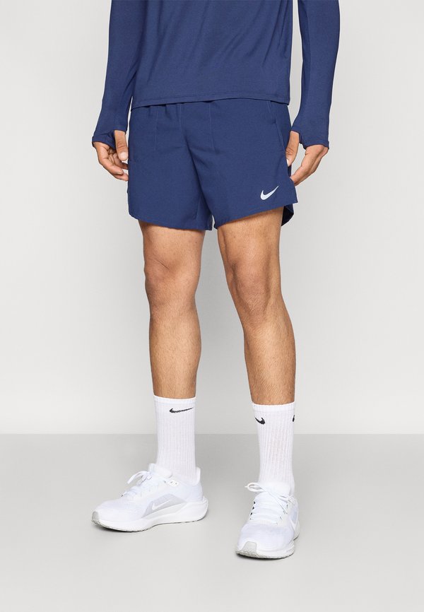 Nike Performance M NK DF STRIDE 7IN BF SHORT - Sports shorts - midnight navy/reflective silver-coloured