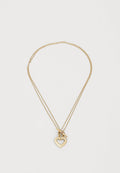 Tommy Hilfiger TOGGLE HEART - Necklace - gold-coloured