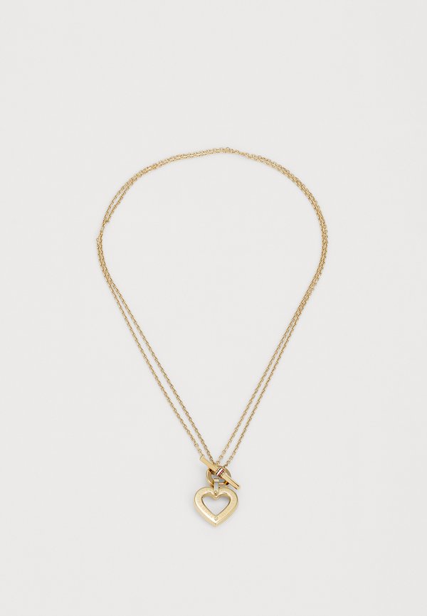Tommy Hilfiger TOGGLE HEART - Necklace - gold-coloured