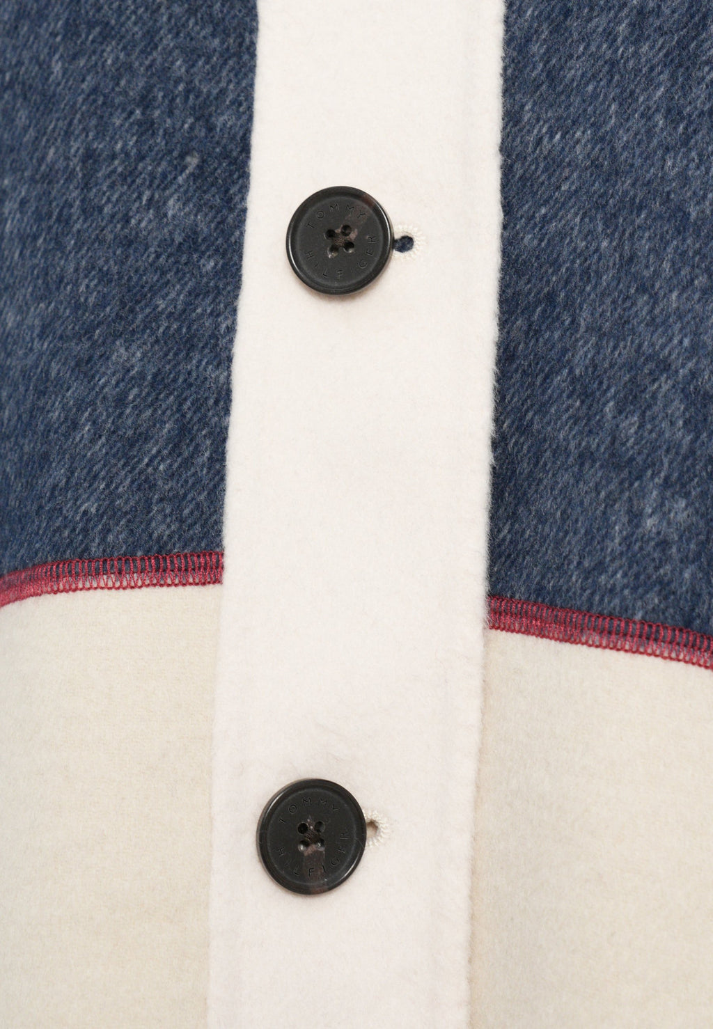 OVERSIZED WOOL BLEND RUGBY CROPPED JACKET Media 6