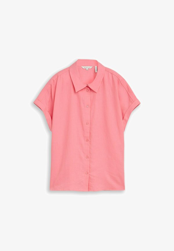 TOM TAILOR Button-down blouse - soft fuchsia pink