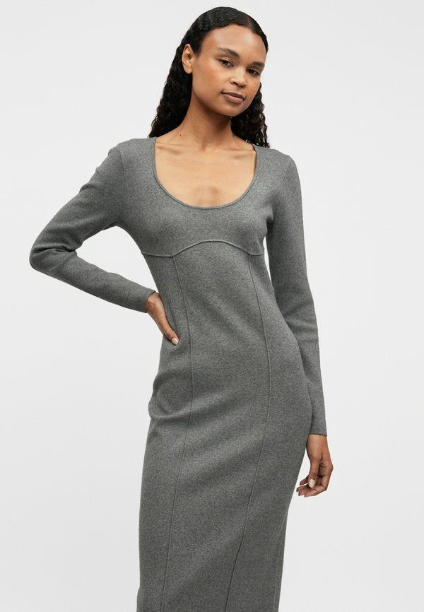 Calvin Klein HALF MILANO MIDI DRESS
