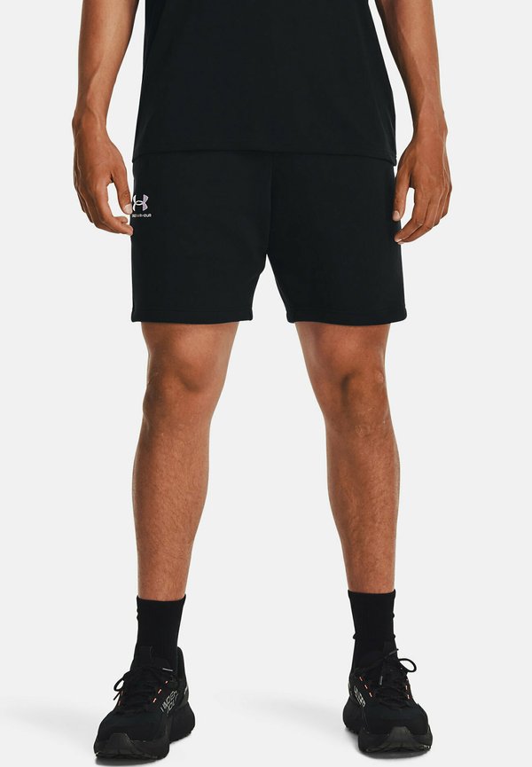 Under Armour ICON FLEECE - Sports shorts - black