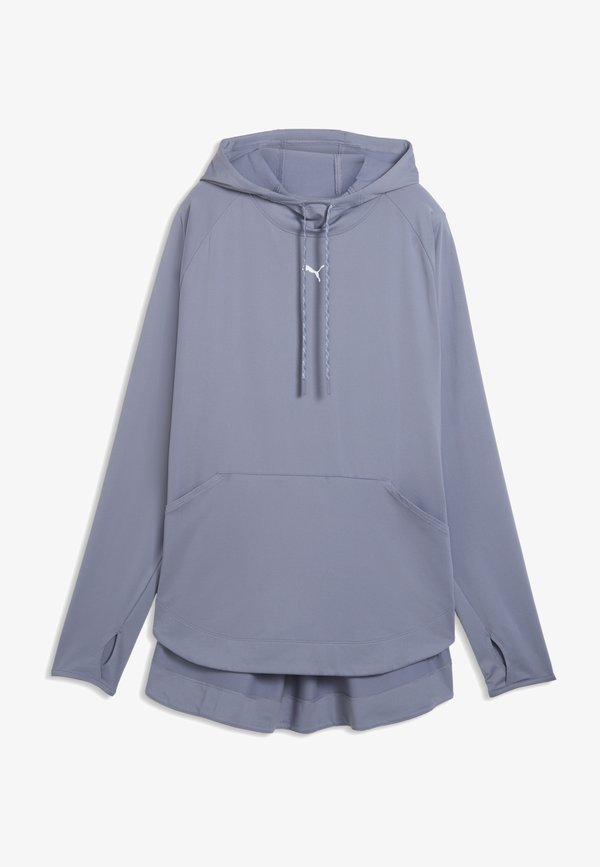 Puma MODEST HOODIE - Long sleeved top - gray sky
