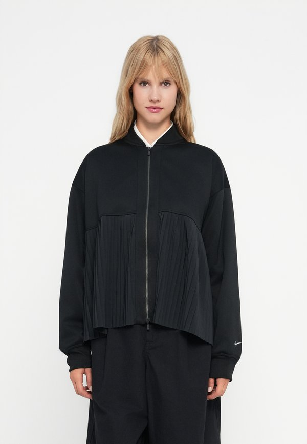 Nike Sportswear OVERSITZED FIT - Zip-up sweatshirt - black