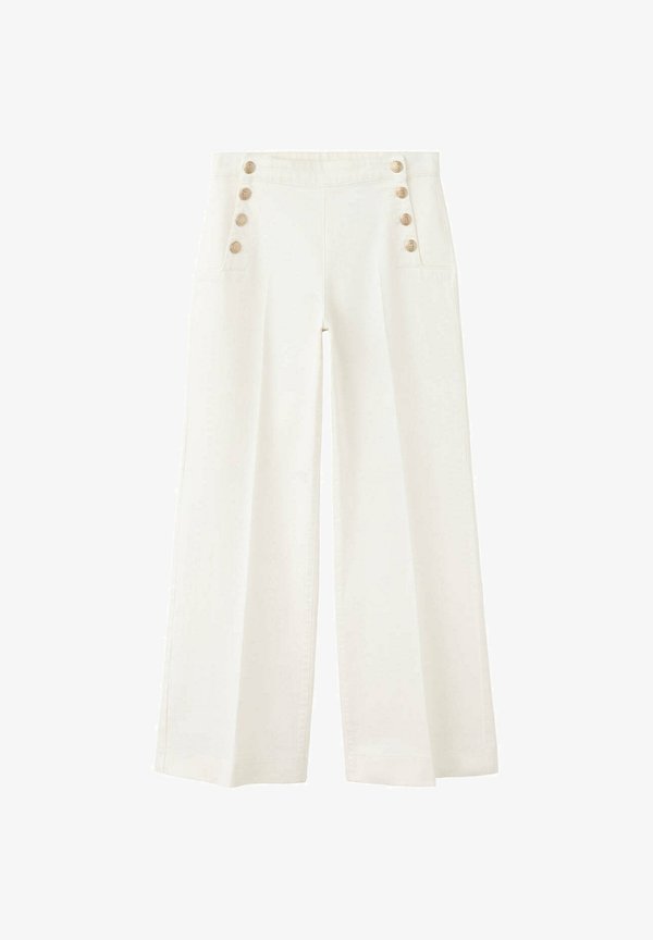 Mango ADULT - Wide Leg - white
