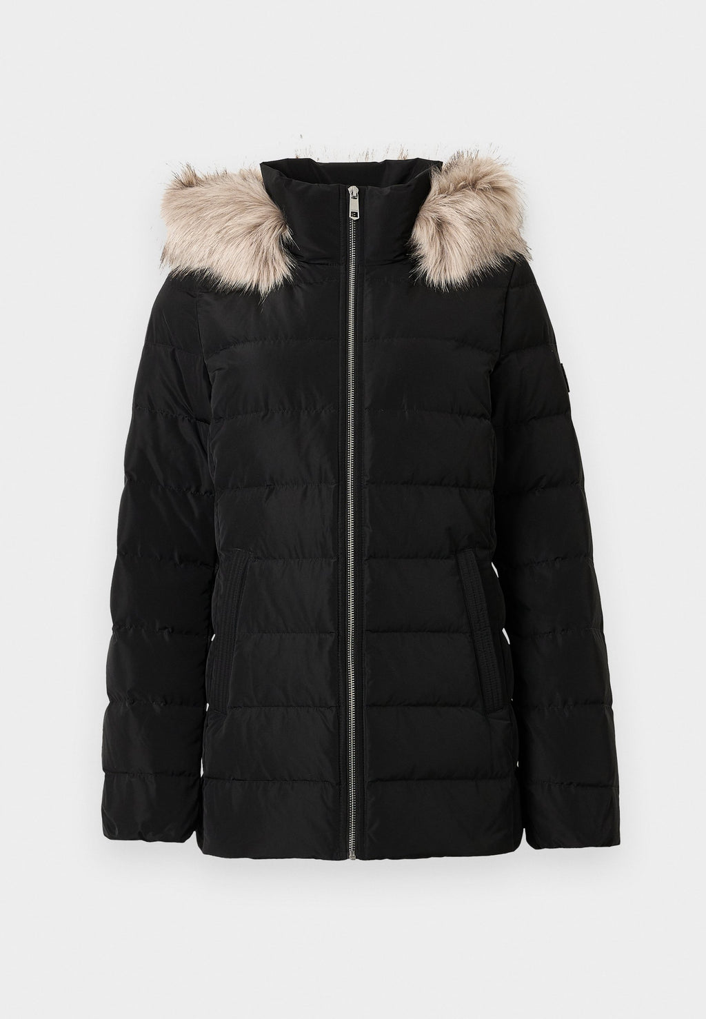 SLIM JACKET WITH FUR Media 1