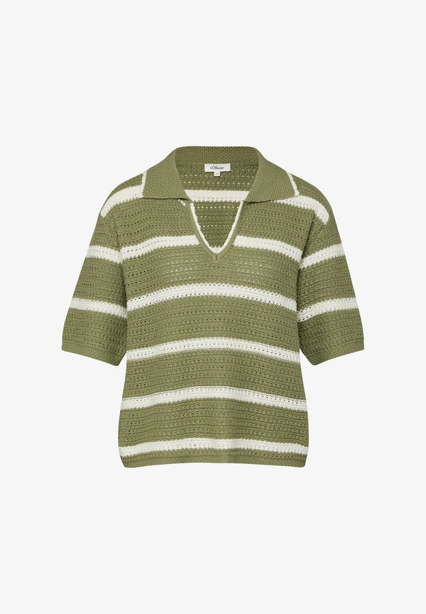 s.Oliver Polo shirt - olivgrün