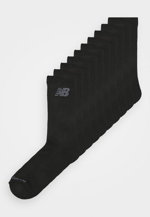 New Balance CUSHIONED CREW SOCKS UNISEX 10 PACK - Sports socks - black