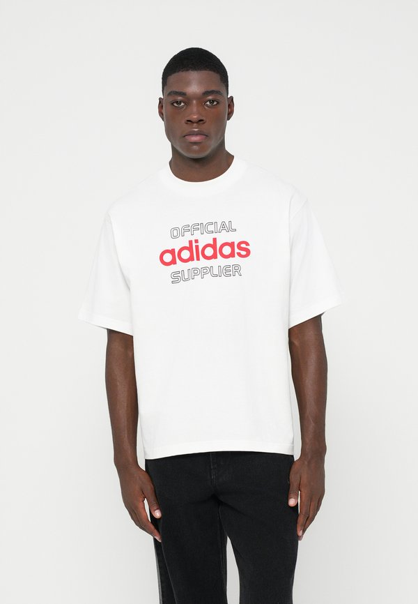 adidas Originals TYPOGRAPHY TEE UNISEX - Print T-shirt - white
