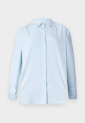 TOM TAILOR BLOUSE SHIRT - Button-down blouse - dreamy blue white