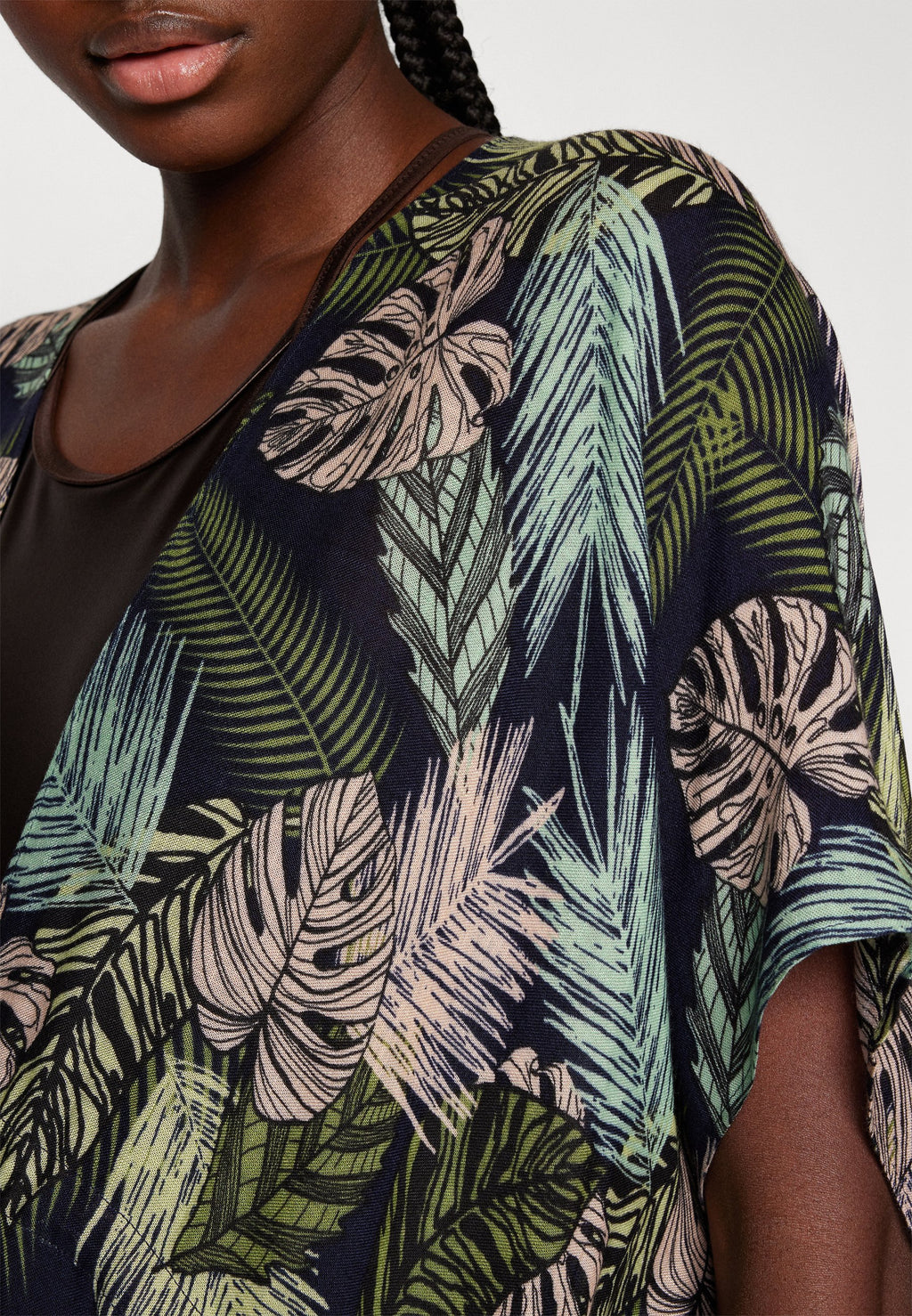Anna Field PRINTED SHORT KIMONO