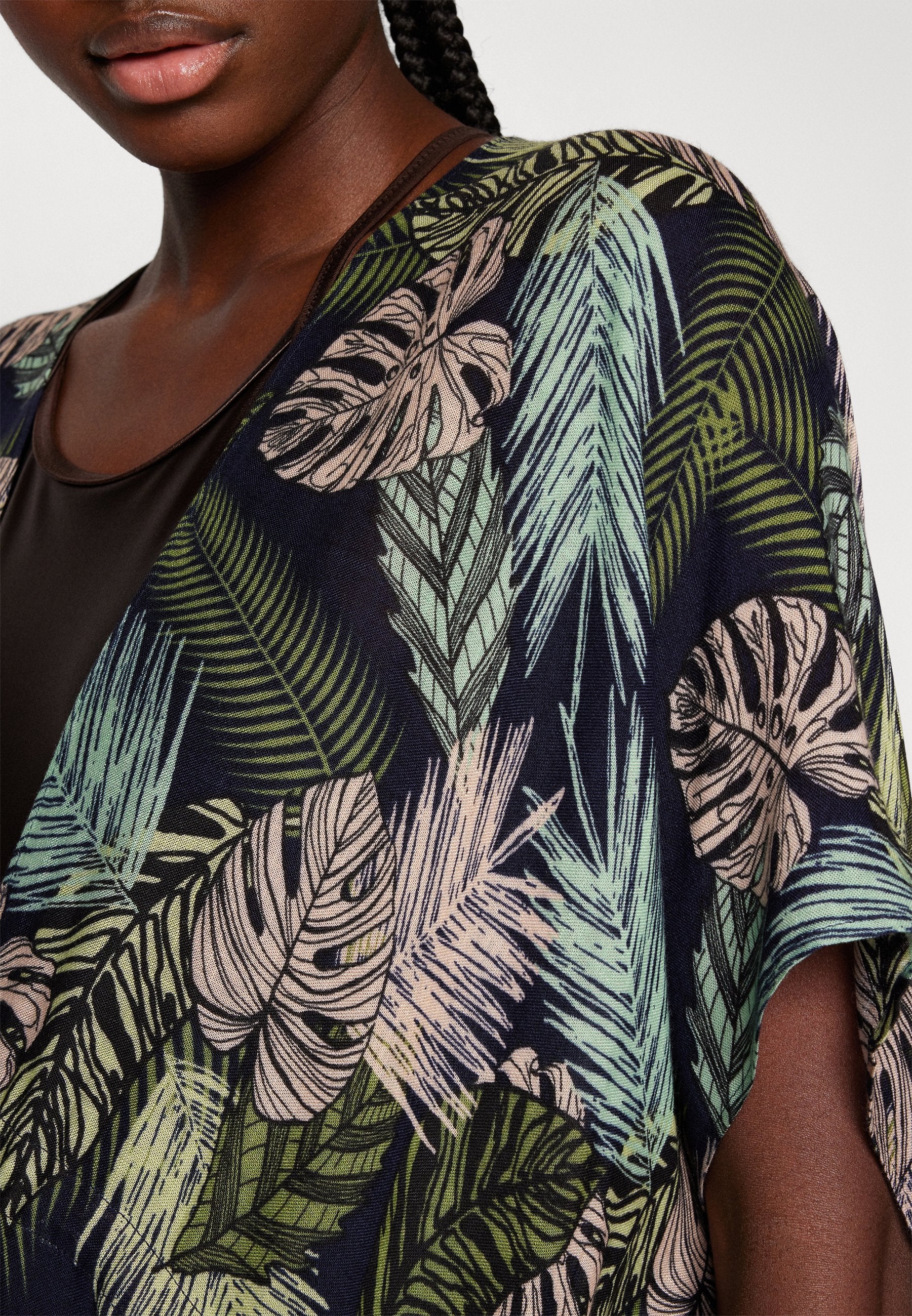 Anna Field PRINTED SHORT KIMONO