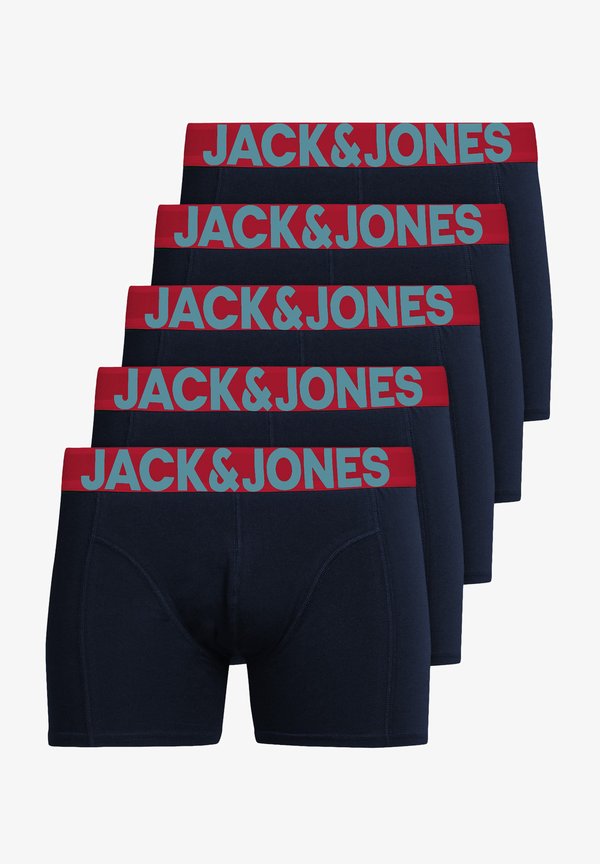 Jack & Jones SOLID 5 ER Pack - Trunks - navy red