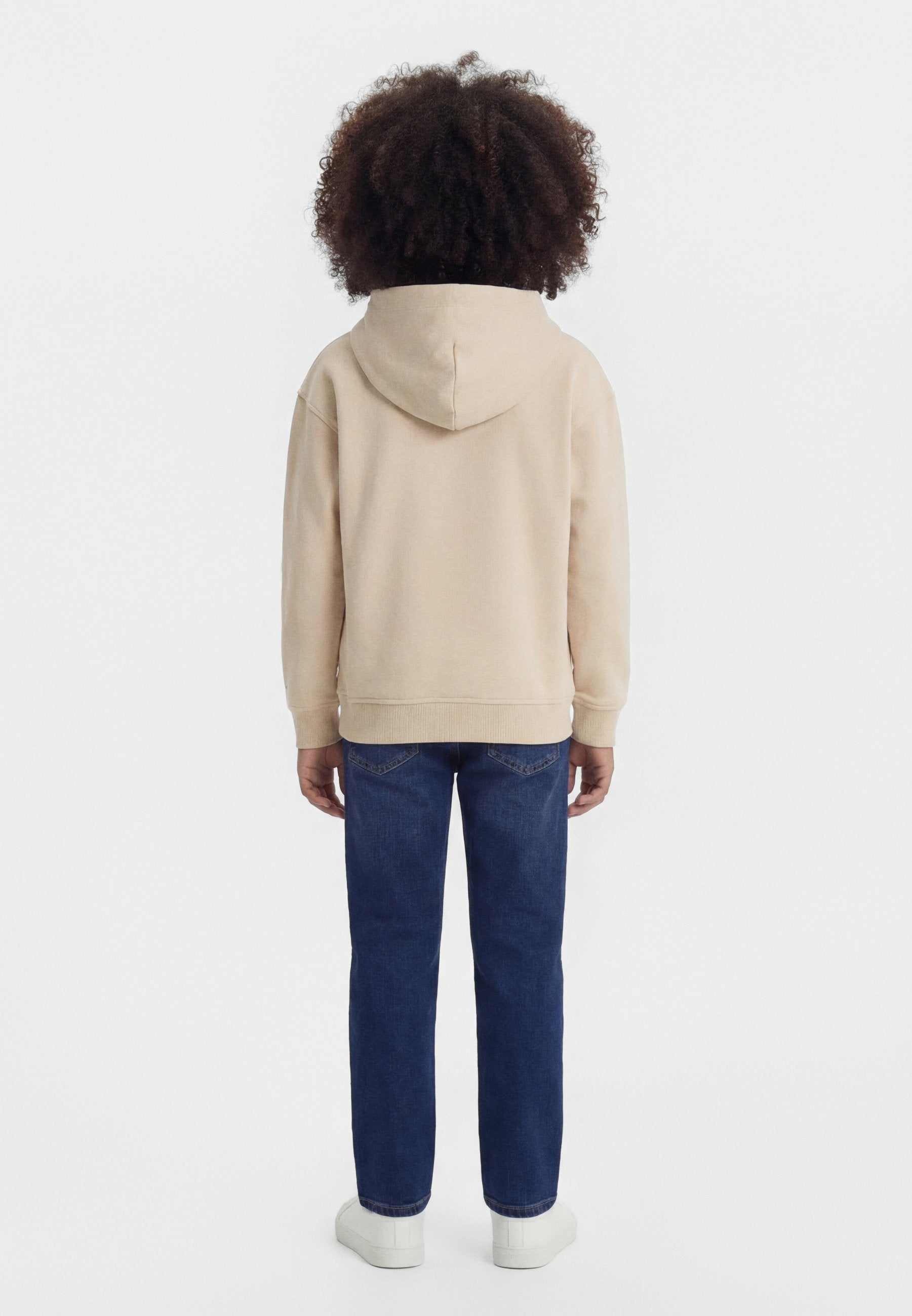 LOGO PRINT FLEECE HOODY Media 3