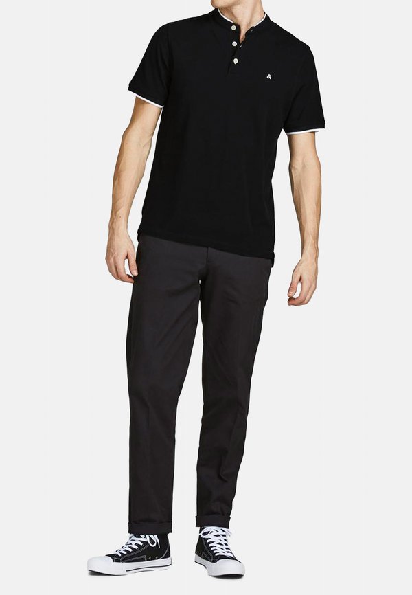 Jack & Jones 2ER PACK PAULOS MAO - Basic T-shirt - schwarz
