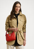 Lauren Ralph Lauren LEATHER SMALL TANNER SHOULDER BAG