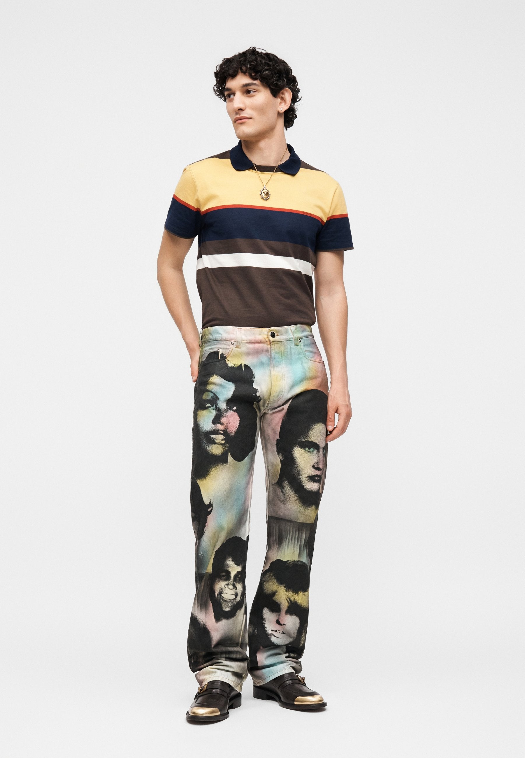 Versace PANT NOT STRETCH THE PARTY PRINT