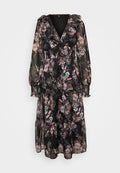 Vero Moda Tall VMPETRA SUNI CALF DRESS  - Day dress - black