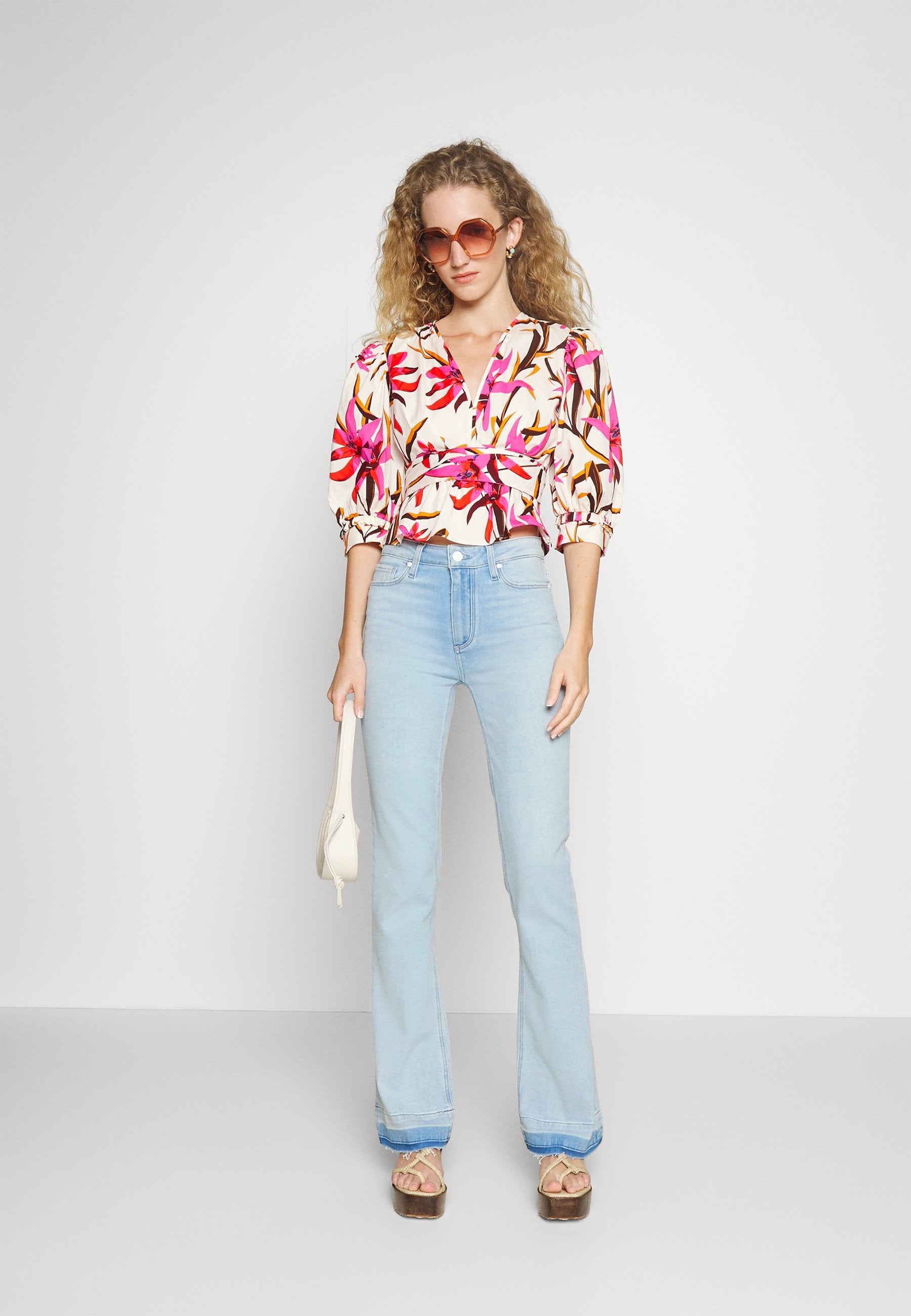 Paige HIGH RISE LAUREL CANYON SEAMED FLY VINTAGE
