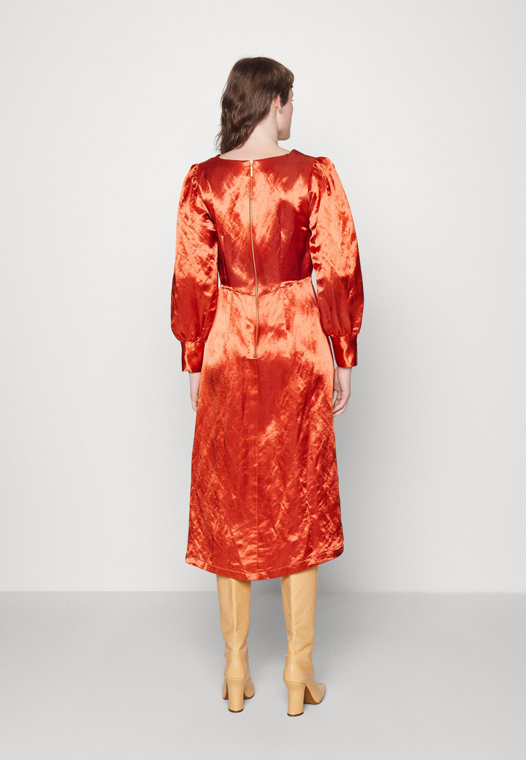 Closet CLOSET LONDON V-NECK MIDI DRESS