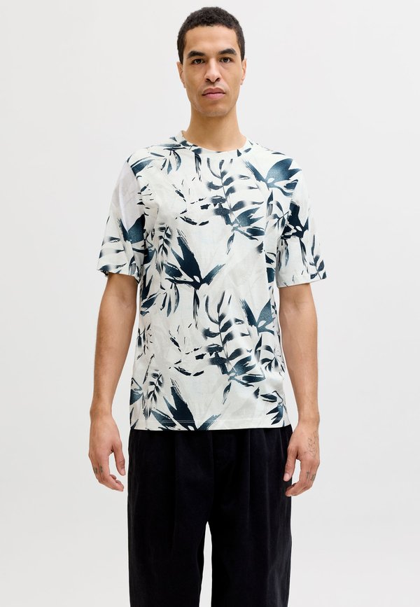 Jack & Jones T- - Print T-shirt - cloud dancer