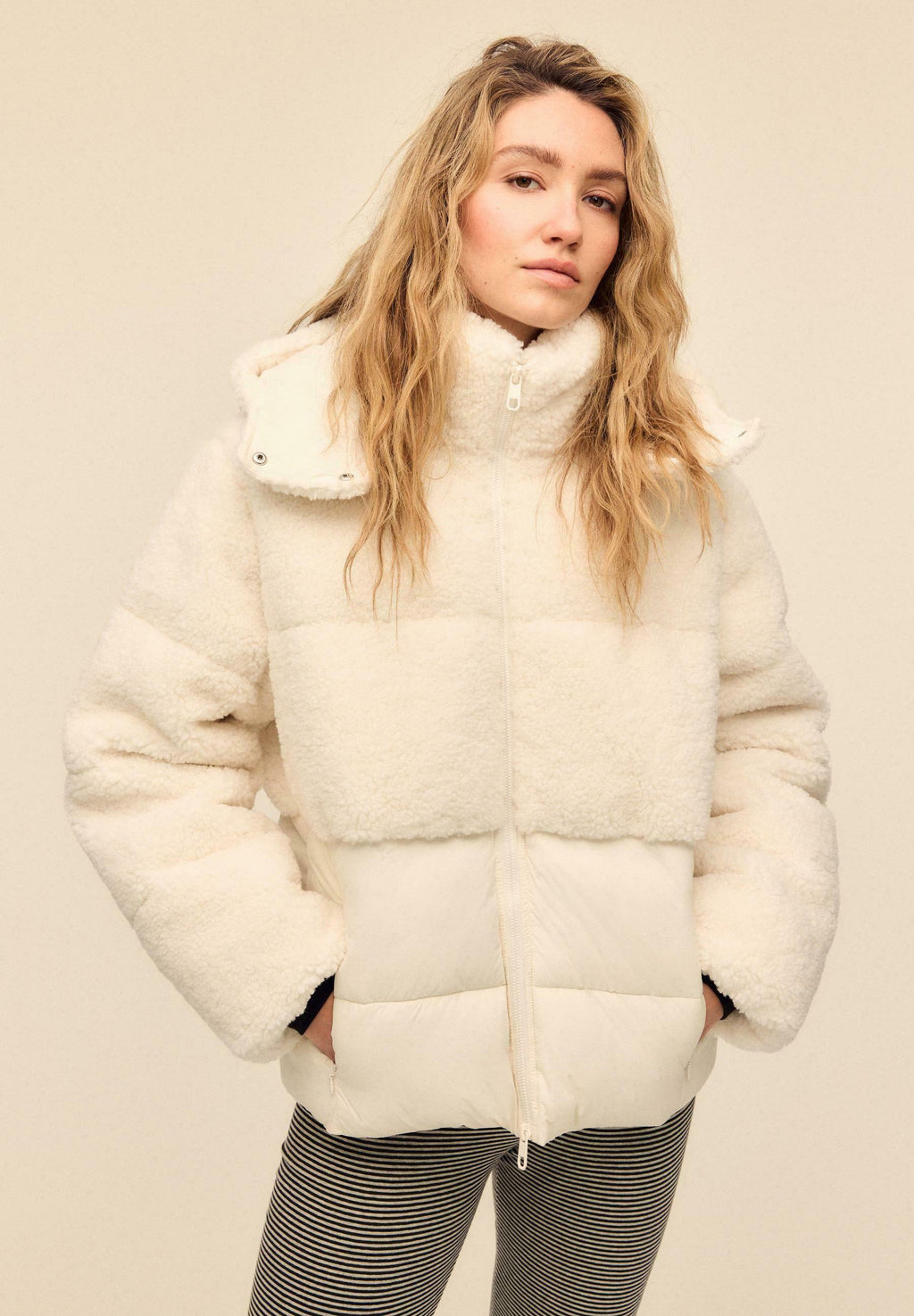 Stradivarius COMBINED PADDED WITH EFFECT