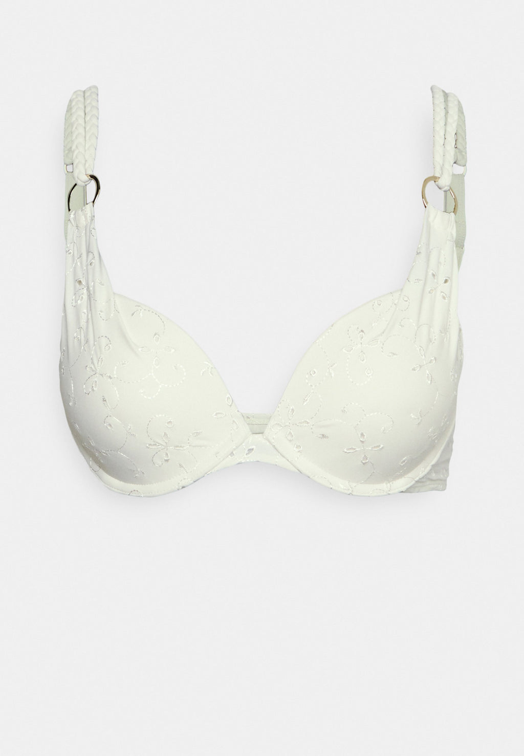 Hunkemöller BRODERIE PADDED PUSH-UP UNDERWIRED BIKINI-TOP