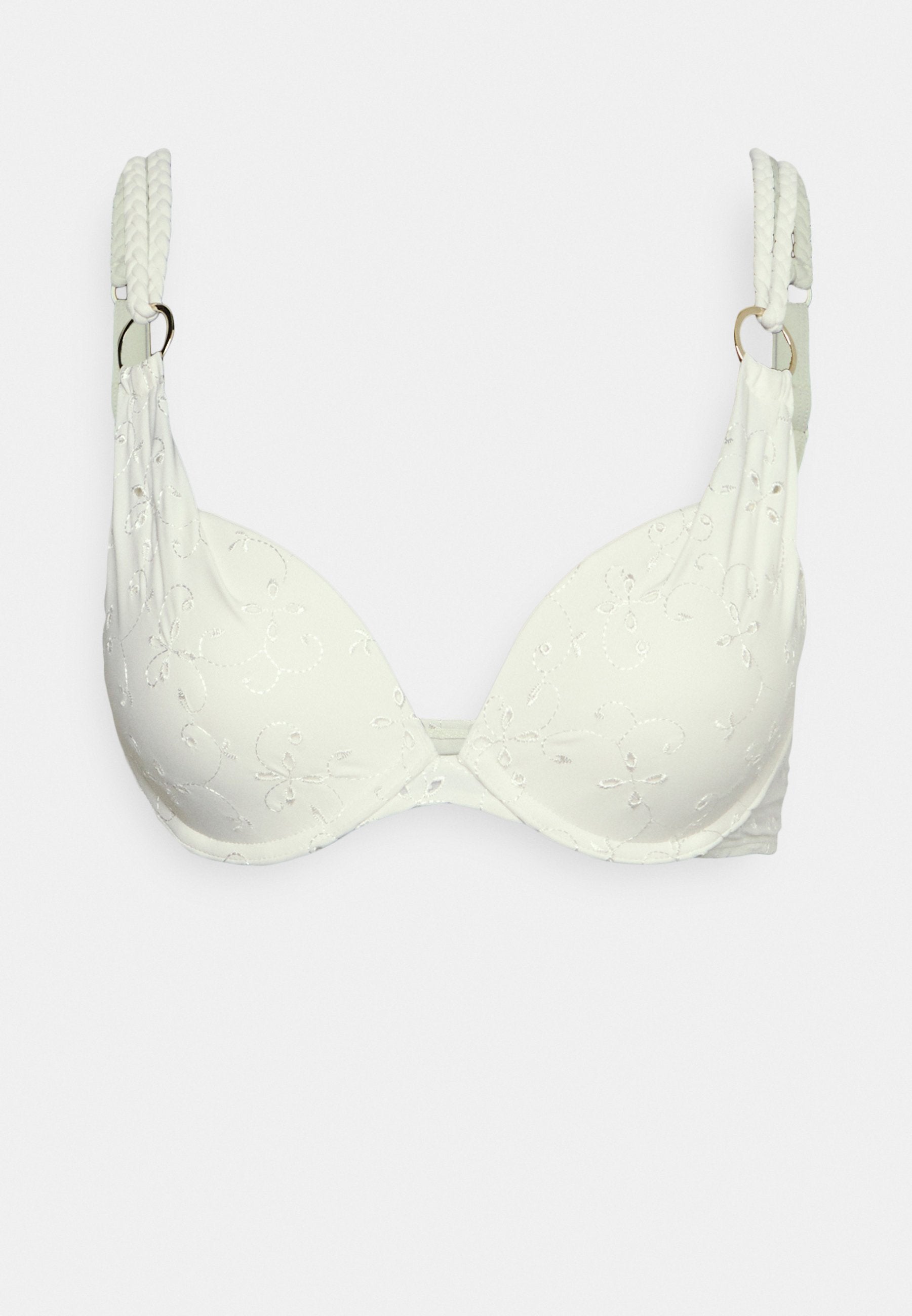 Hunkemöller BRODERIE PADDED PUSH-UP UNDERWIRED BIKINI-TOP