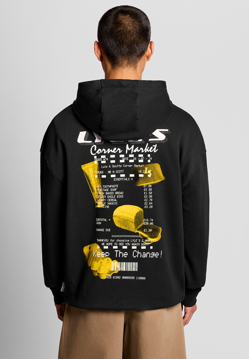 Lyle & Scott LAYERS RECEIPT GRAPHIC