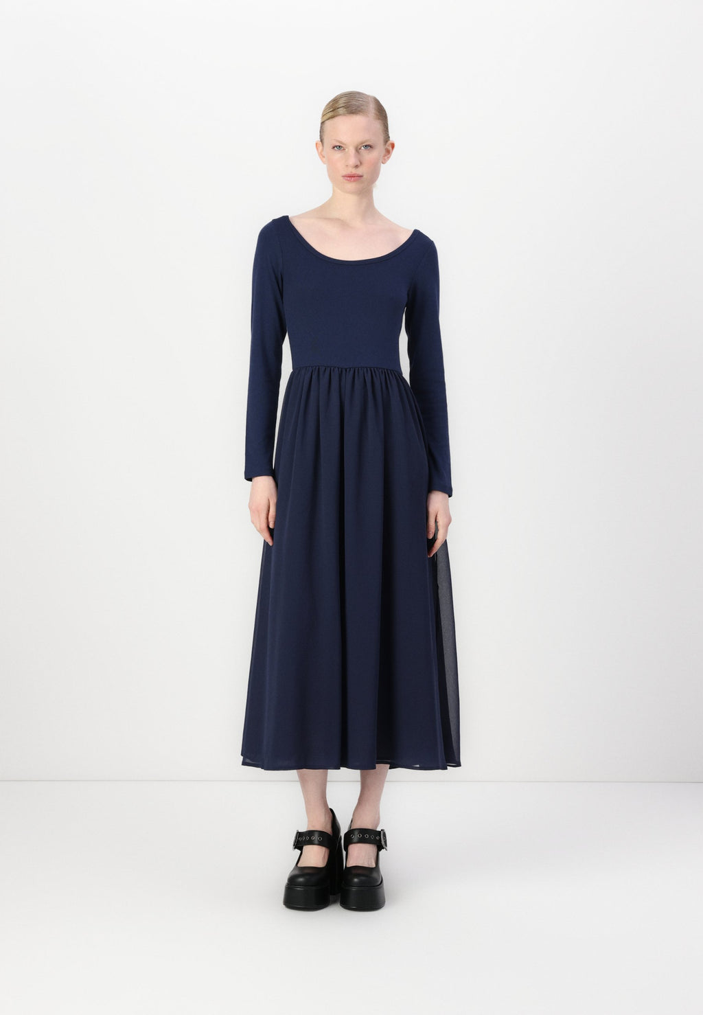 GAP MIXED MEDIA SHEER MAXI