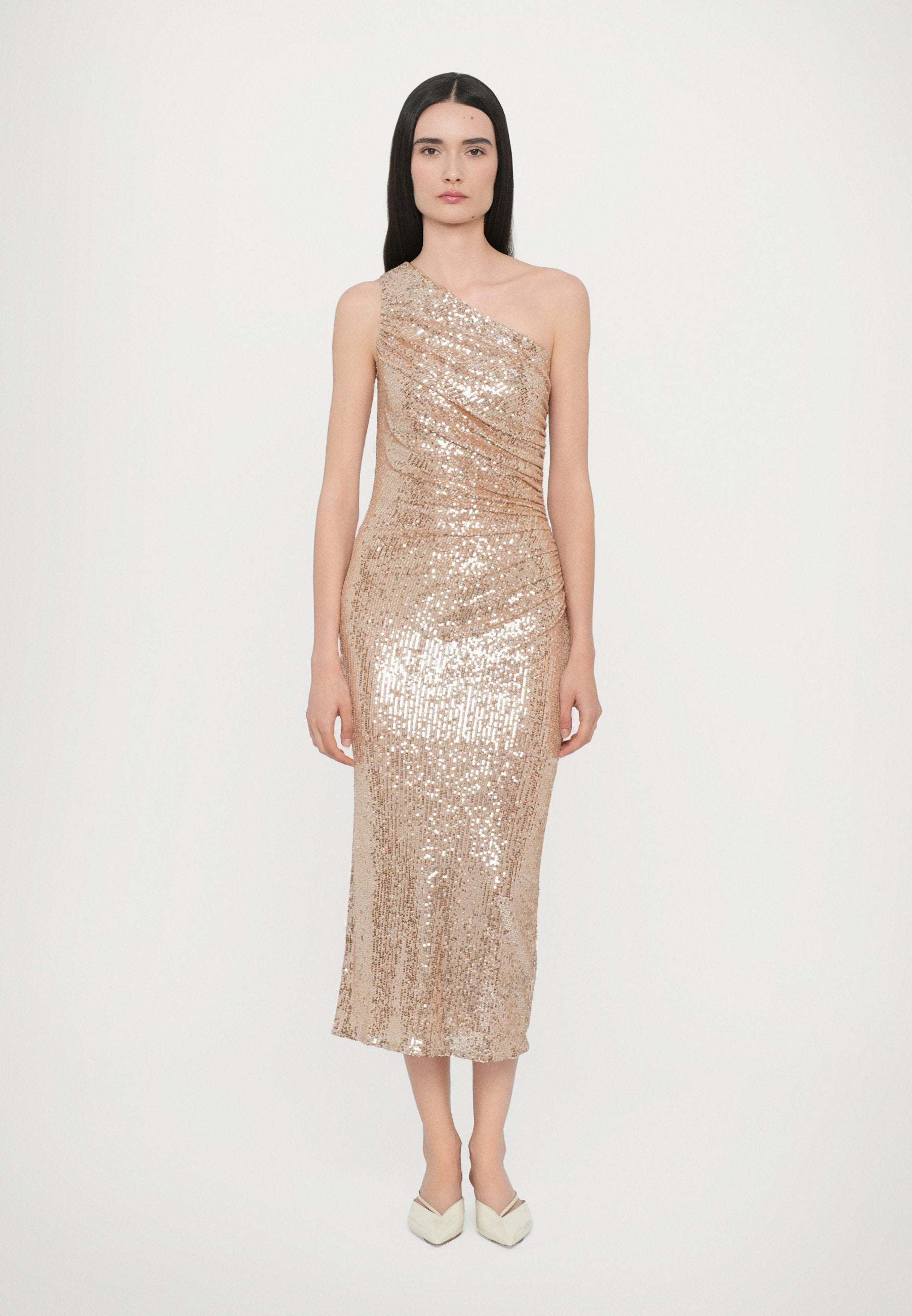 Needle & Thread MALIA ONE SHOULDER BALLERINA DRESS
