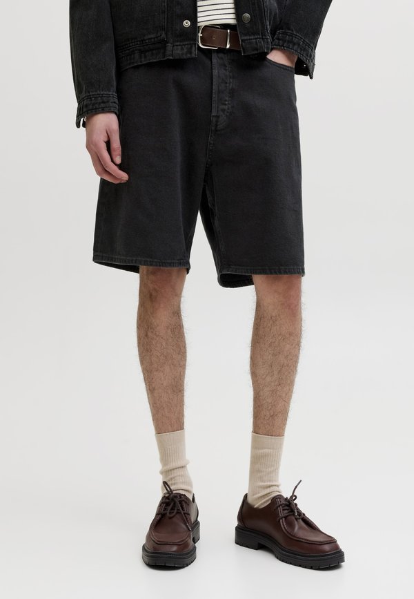 Jack & Jones Denim Relaxed Fit - Denim shorts - black denim