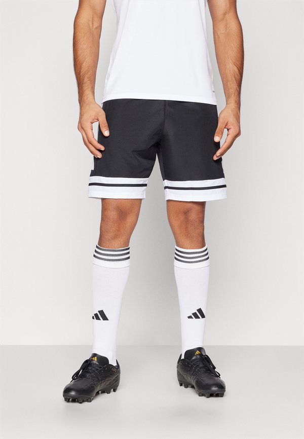 adidas Performance SQUADRA25 DOWNTIME WOVEN SHORT - Sports shorts - black/white