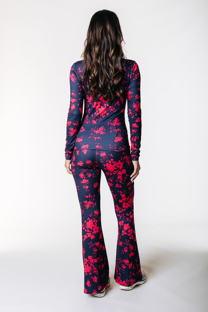 Colourful Rebel FLOWER FLARE PANTS