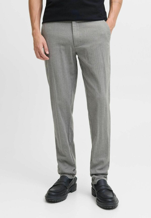Jack & Jones JPSTMARCO BOWIE WINTER CHINO SN - Chinos - grey melange