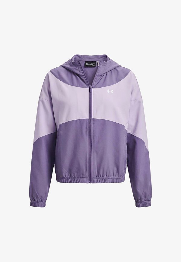 Under Armour UA RIVAL WOVEN JKT HD - Training jacket - purple luxe