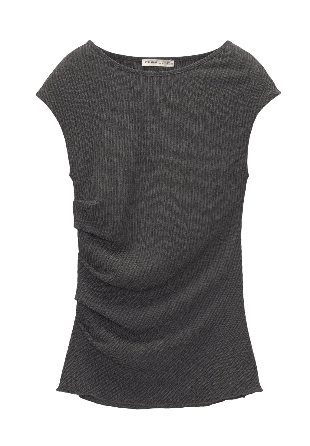 PULL&BEAR GATHERED SLEEVELESS