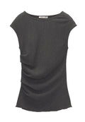 PULL&BEAR GATHERED SLEEVELESS