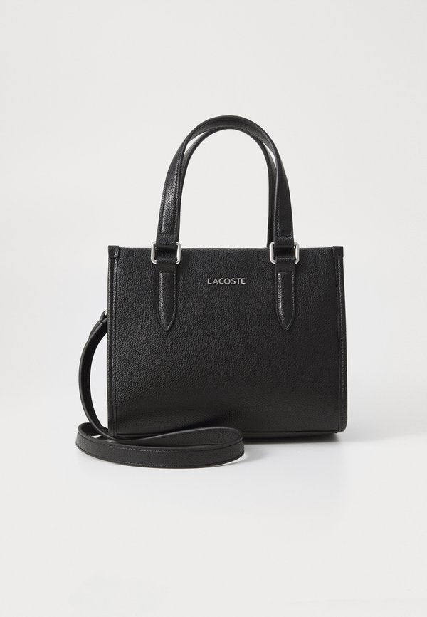 Lacoste TOP HANDLE BAG - Handbag - noir
