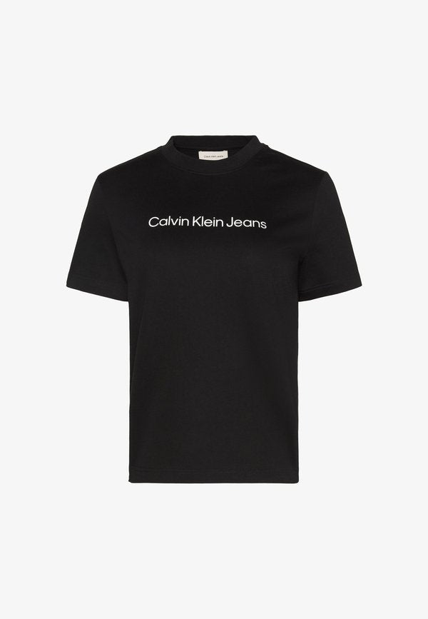 Calvin Klein Jeans LOGO CLASSIC TEE - Print T-shirt - black
