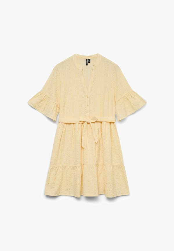 Vero Moda VMELENA Short - Shirt dress - golden haze