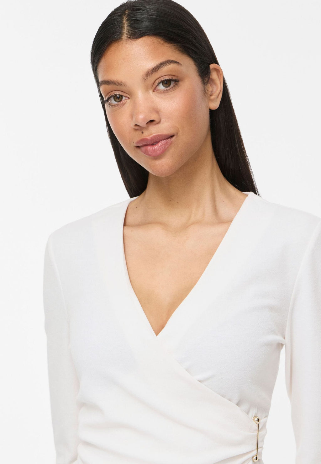 VILA Long Sleeved VIANNI V-neck