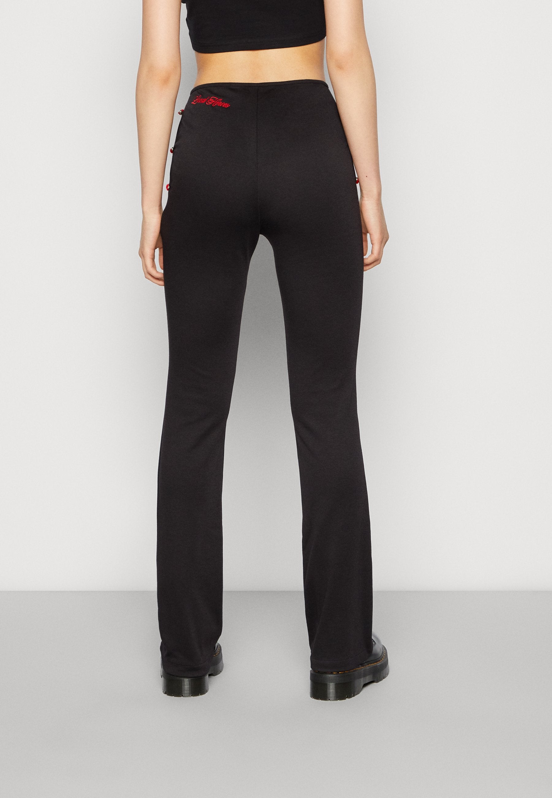 Local Heroes ROSE BLACK FLARED PANTS