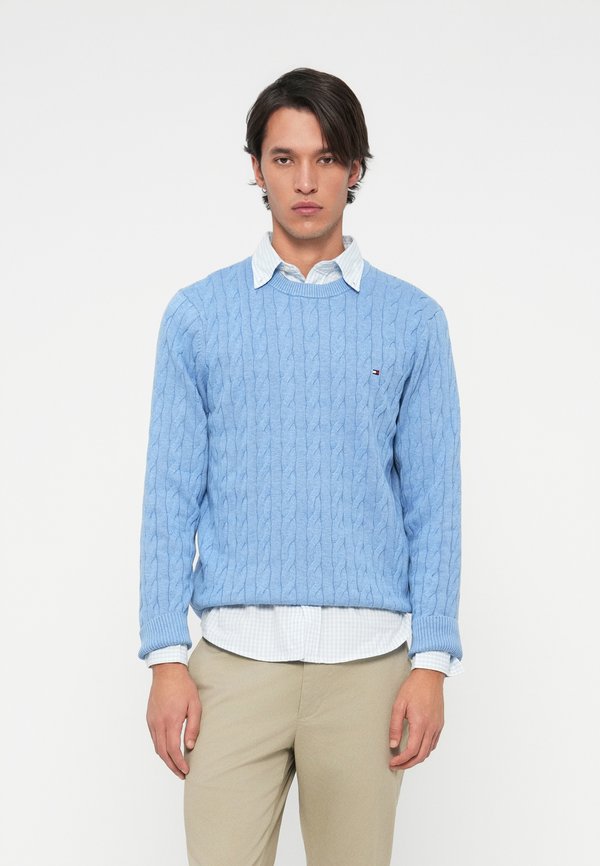 Tommy Hilfiger CLASSIC CABLE CREW NECK  ELEVATED ESSENTIALS