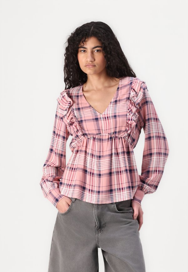 Vero Moda VMCAMILLO CHECK V NECK