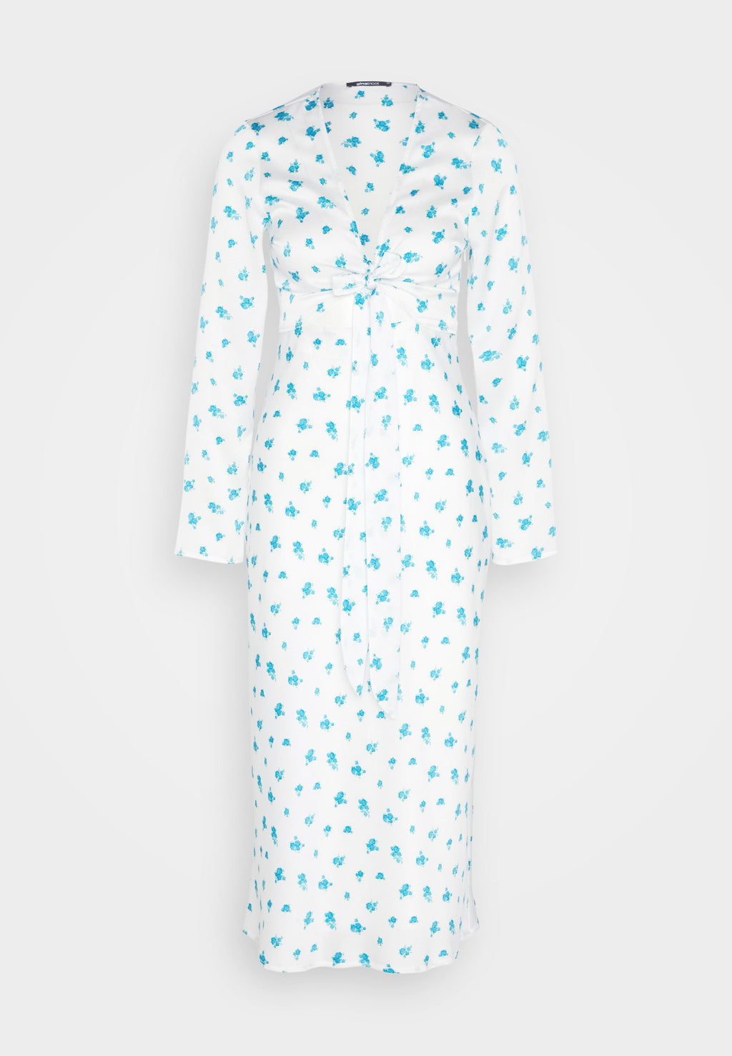 Gina Tricot TIE FRONT MIDI DRESS
