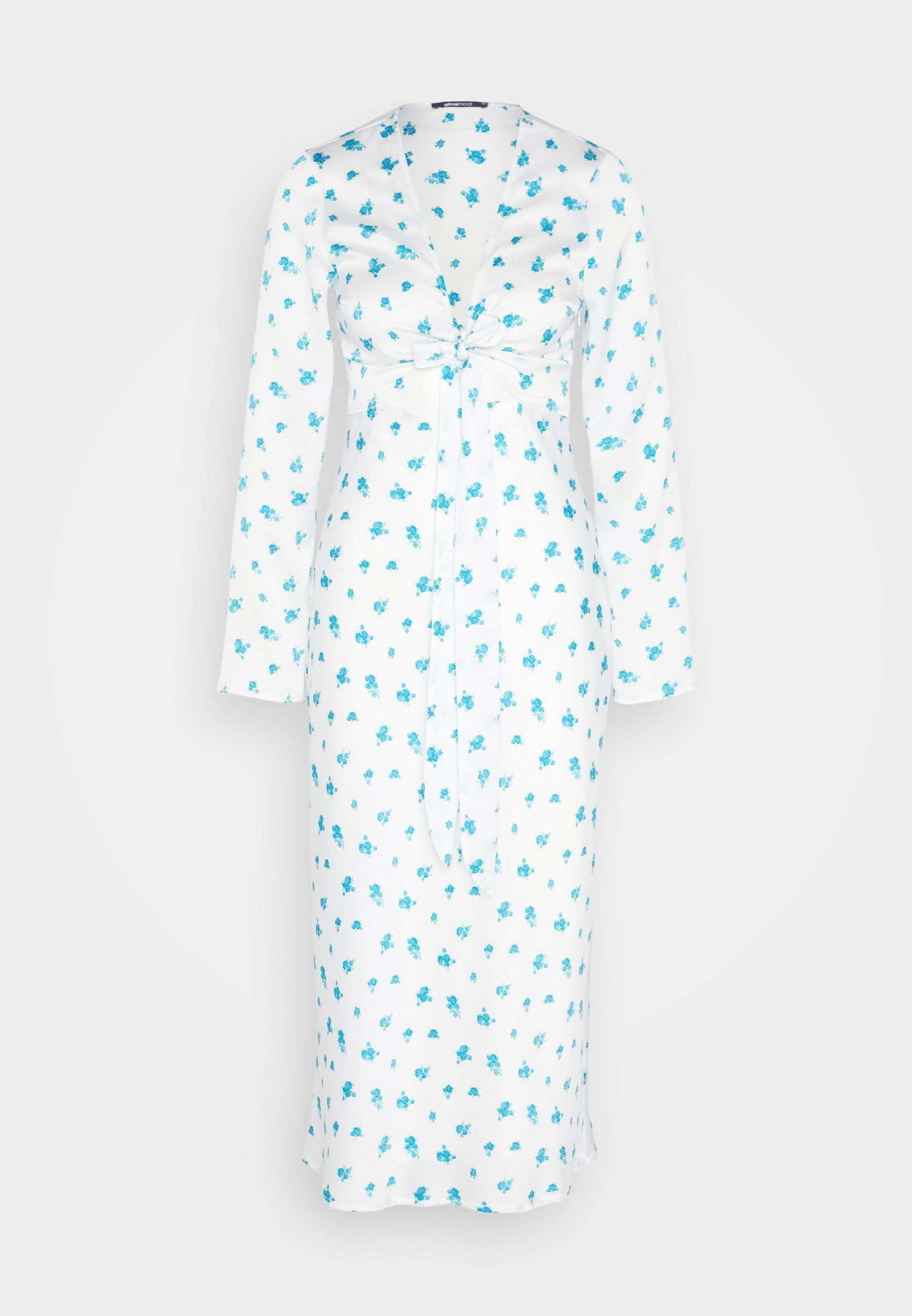 TIE FRONT MIDI DRESS - Gina Tricot - View 1