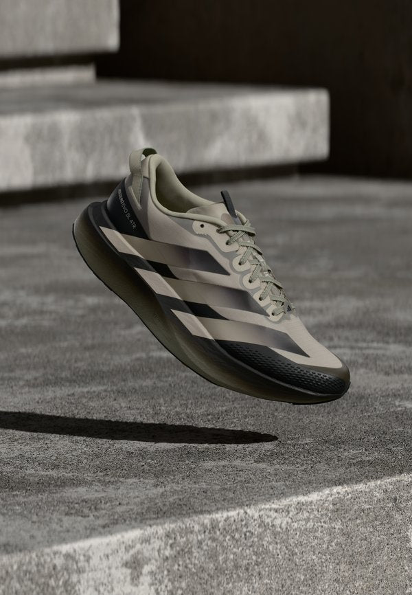 adidas Performance ADIZERO EVO SL ATR M - Road running shoes - light brown/silver-coloured pebble
